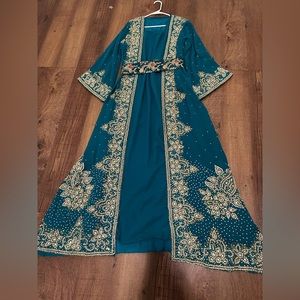 Beautiful elegant heavy beaded kaftan